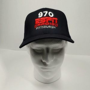 Retro Reebok promo ESPN RADIO Pittsburgh flexfit L XL New 2010